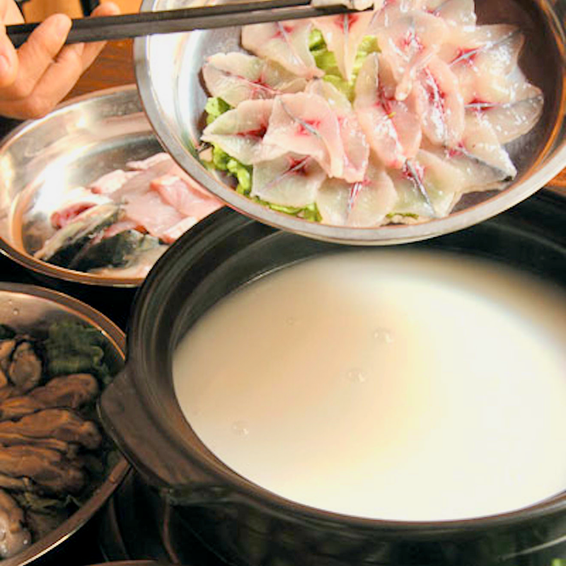 毋米粥(wu mi zhou)中国広東省 おかゆのしゃぶしゃぶとは?